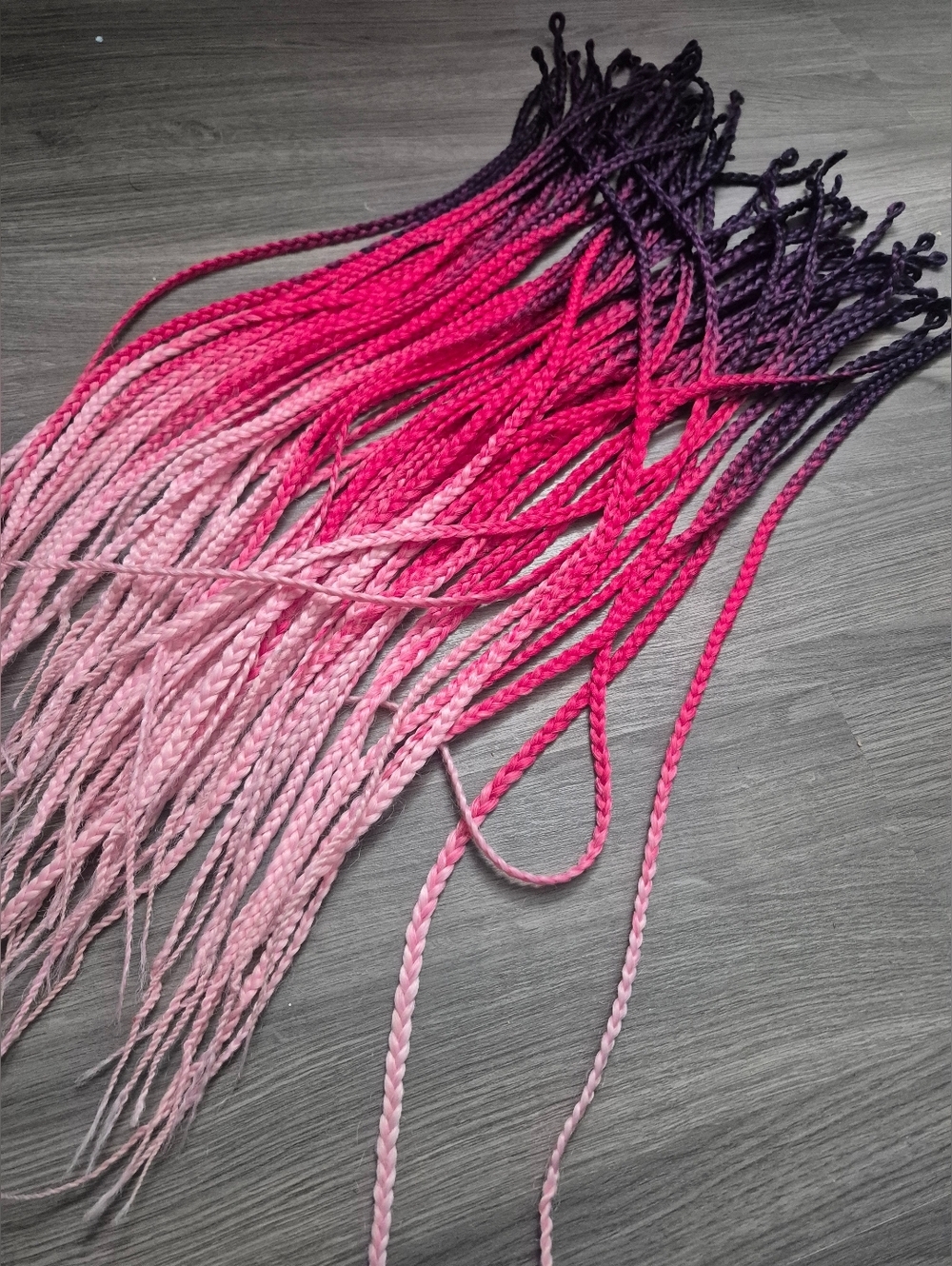 64 Single Ended Synthetic Ombre Dreadlocks Hair Extensions Festival Rave